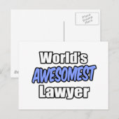 's Werelds beste advocaat Briefkaart (Voorkant / Achterkant)