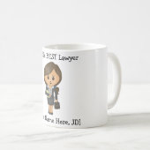 's Werelds beste advocaat, Brunette Vrouw Koffiemok (Voorkant rechts)