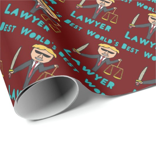 's Werelds beste advocaat Cadeaupapier (Rol Hoek)