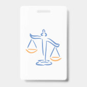 's Werelds beste advocaat. Collega cadeau idee. pl Badge (Achterkant)