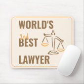 's Werelds beste advocaat. Collega cadeau idee. pl Muismat (Met muis)