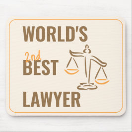 's Werelds beste advocaat. Collega cadeau idee. pl Muismat