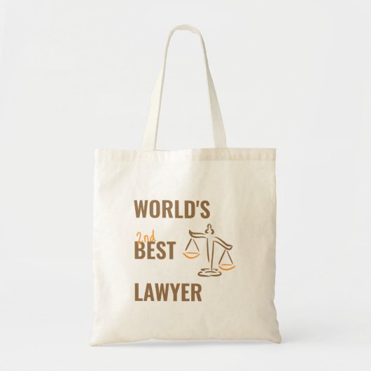 's Werelds beste advocaat. Collega cadeau idee. pl Tote Bag (Voorkant)
