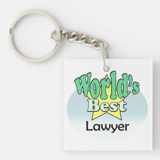's Werelds beste advocaat Sleutelhanger (voorkant)