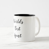 's Werelds beste agent-Mok Tweekleurige Koffiemok (Voorkant rechts)