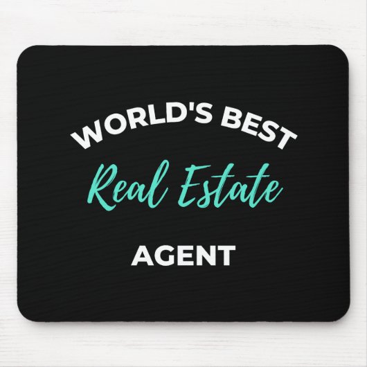's Werelds beste agent voor onroerend goed Muismat (Voorkant)