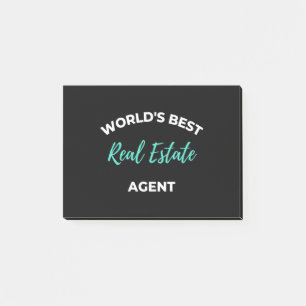 's Werelds beste agent voor onroerend goed Post-it® Notes