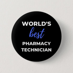 's Werelds beste apothekertechnicus Ronde Button 5,7 Cm