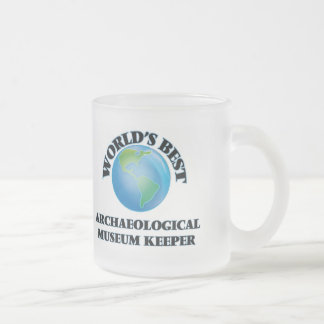 's Werelds beste archeologische museumhouder Matglas Koffiemok