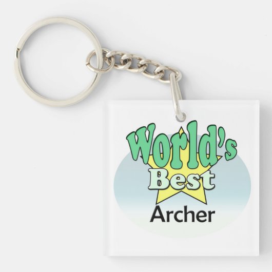 's Werelds beste Archer Sleutelhanger (voorkant)