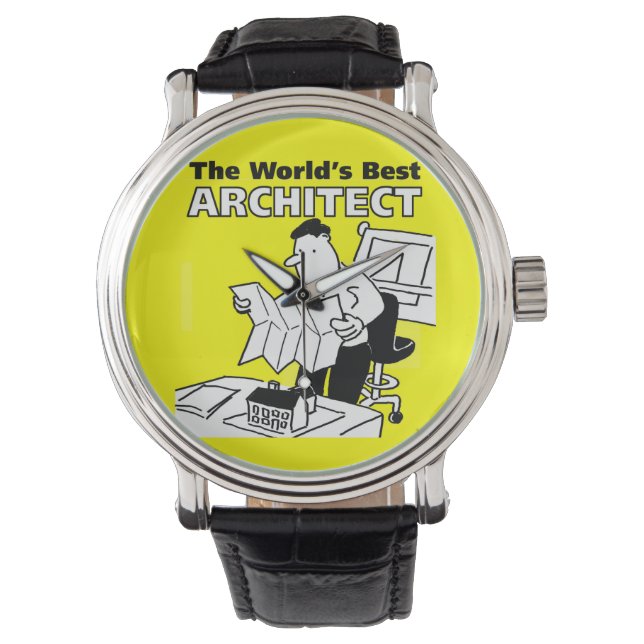's Werelds beste architect Horloge (Voorkant)