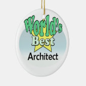 's Werelds beste architect Keramisch Ornament (Rechts)