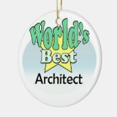 's Werelds beste architect Keramisch Ornament (Links)