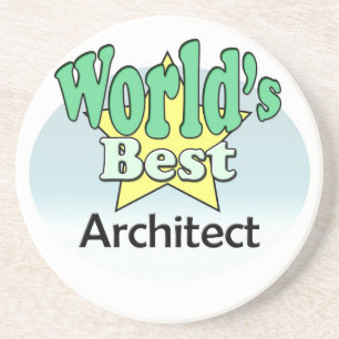 's Werelds beste architect Zandsteen Onderzetter