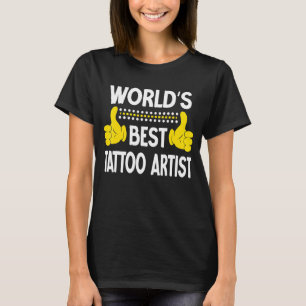 's Werelds beste artistieke Tattoo in de titel Tat T-shirt