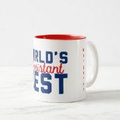 's Werelds beste assistent gepersonaliseerd met na Tweekleurige Koffiemok (Voorkant rechts)