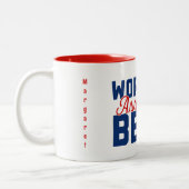 's Werelds beste assistent gepersonaliseerd met na Tweekleurige Koffiemok (Links)