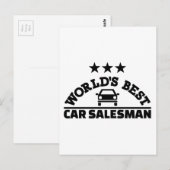 's Werelds beste autoverkoper Briefkaart (Voorkant / Achterkant)