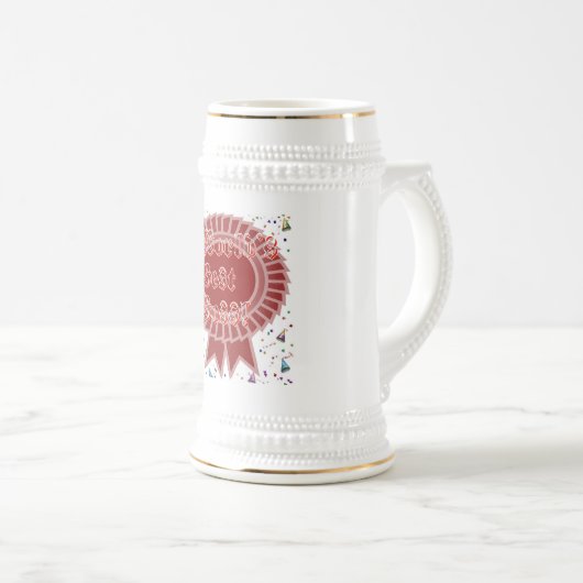 's Werelds beste baas beer Stein Bierpul (Voorkant rechts)
