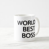 's Werelds beste baas Kantoor Mok (Voorkant rechts)