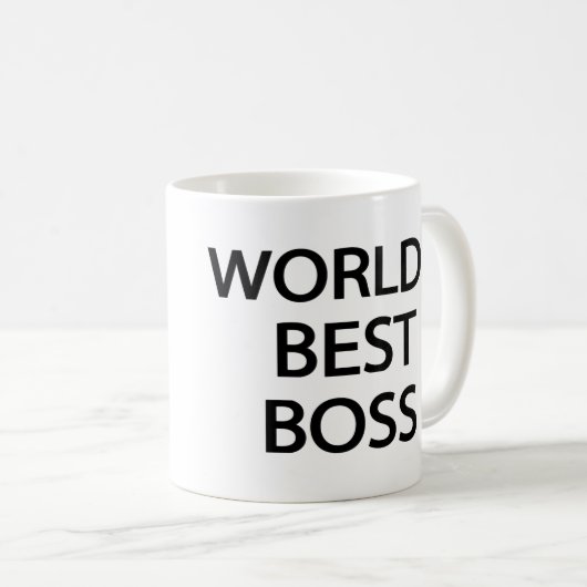 's Werelds beste baas Kantoor Mok (Voorkant rechts)