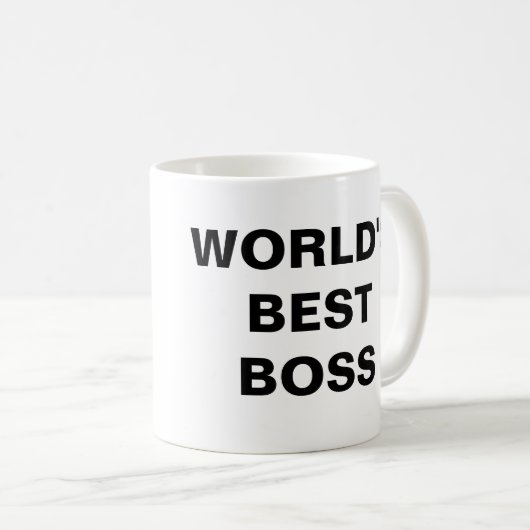 's Werelds beste baas Koffiemok (Voorkant rechts)