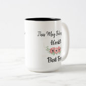 's Werelds beste baas-Mok personaliseren Tweekleurige Koffiemok (Voorkant rechts)