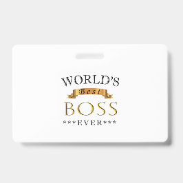 's Werelds beste baas ooit Badge