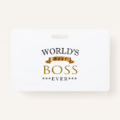 's Werelds beste baas ooit Badge (Voorkant)