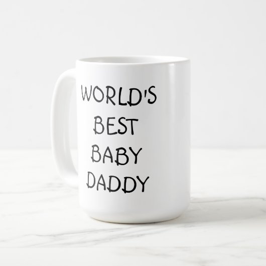 's Werelds beste Baby koffie-mok Koffiemok (Voorkant links)