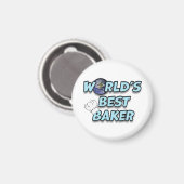 's Werelds beste Baker Magneet (Voorkant / Achterkant)