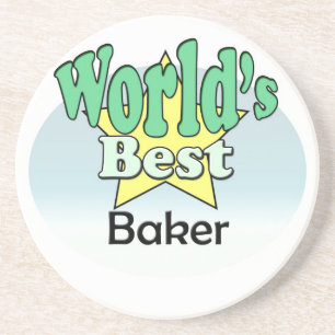 's Werelds beste Baker Zandsteen Onderzetter