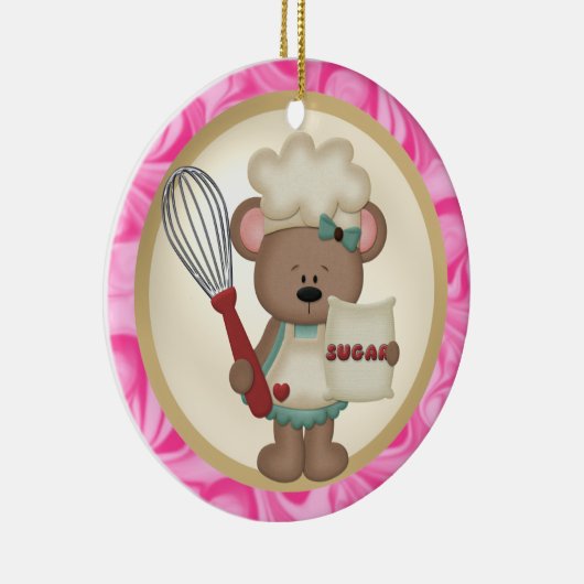 's Werelds beste bakkersieraad Keramisch Ornament (Rechts)