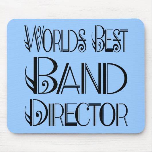 's Werelds beste band directeur Mousepad Muismat (Voorkant)
