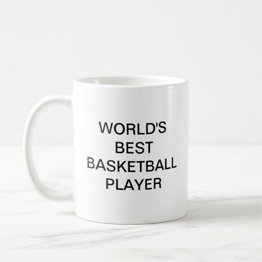 's Werelds beste basketballer Koffiemok (Links)