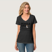 'S Werelds Beste Beagle Dad Definition Beagle Eige T-shirt (Voorkant volledig)
