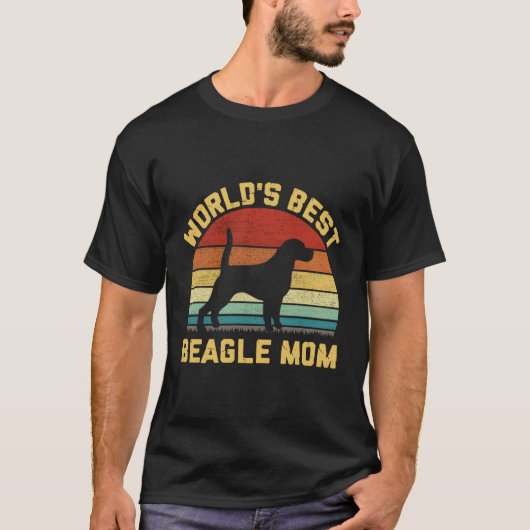 's Werelds beste Beagle Moeder T-shirt (Voorkant)