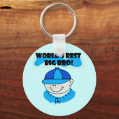 's Werelds beste Big Bro-overhemden en -geschenken Sleutelhanger (Voorkant)