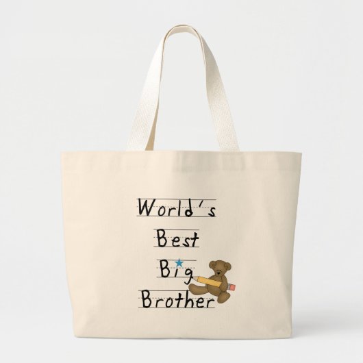 's Werelds beste Big Brother Grote Tote Bag (Voorkant)