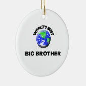 's Werelds beste Big Brother Keramisch Ornament (Rechts)