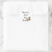 's Werelds beste Big Brother Ronde Sticker (Tas)