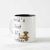 's Werelds beste Big Brother Tweekleurige Koffiemok (Voorkant links)