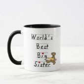 's Werelds beste Big Sister Tshirts en Gifts Mok (Links)