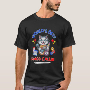 'S Werelds Beste Bingo Caller Grappige Bingo Spele T-shirt