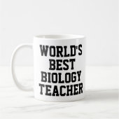's Werelds beste biologie leraar geschenk Mok (Links)