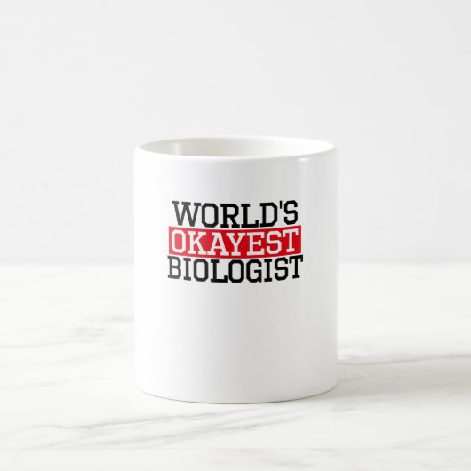 's werelds beste bioloog, #bioloog koffiemok (Center)