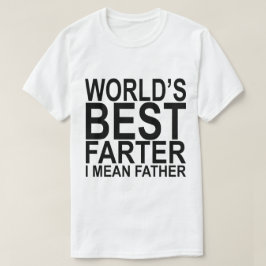 's Werelds beste boer bedoel ik vader White T-Shir T-shirt