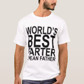 's Werelds beste boer bedoel ik vader White T-Shir T-shirt (Voorkant)