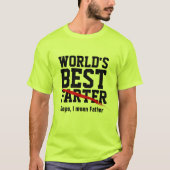's werelds beste boer-oeps... ik bedoel het cadeau t-shirt (Voorkant)