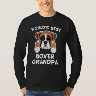 'S Werelds Beste Bokser Opa Hond Groothond T-shirt